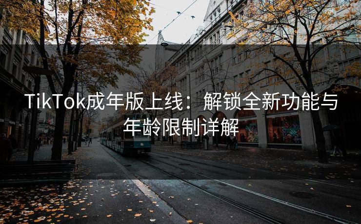 TikTok成年版上线：解锁全新功能与年龄限制详解