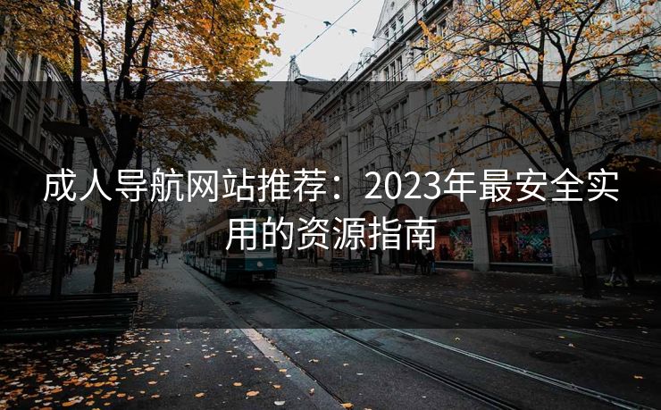 成人导航网站推荐：2023年最安全实用的资源指南  第1张