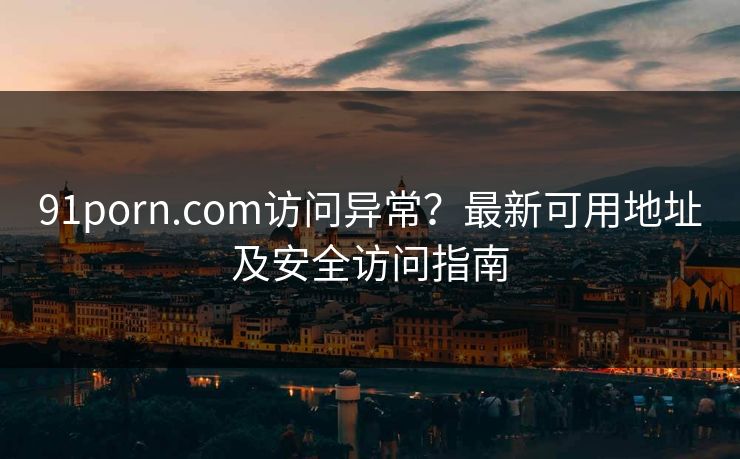 91porn.com访问异常？最新可用地址及安全访问指南  第1张