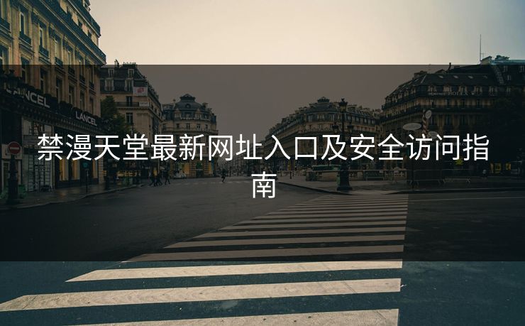 禁漫天堂最新网址入口及安全访问指南